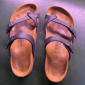 Birkenstock mayari black birko-Flor. Size 37.